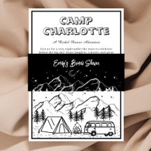 Ducha negra y blanca de novias