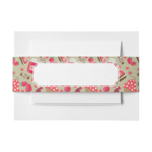Cintas Para Invitaciones Dulces retros