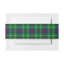 Cintas Para Invitaciones Duncan Scottish Tartan Belly Band