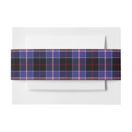 Cintas Para Invitaciones Dunlap Scottish Tartan Belly Band