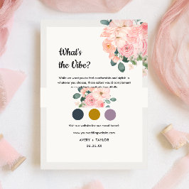 Cintas Para Invitaciones Dusty Blush Pink Floral Wedding 