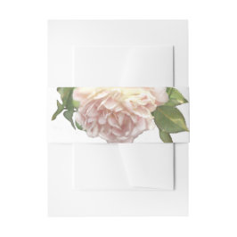 Cintas Para Invitaciones Dusty Ivory white elegante Rosa