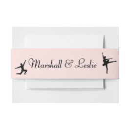 Cintas Para Invitaciones Dusty Rosa Ballet