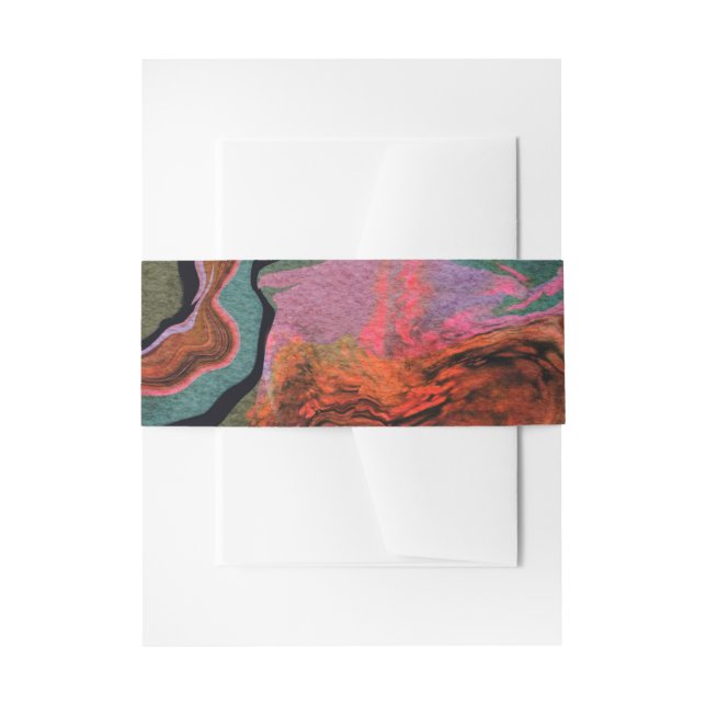 Cintas Para Invitaciones Earthy Elegance (Anverso Ejemplo)