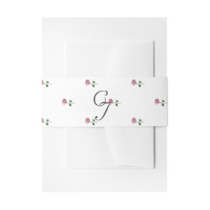 Cintas Para Invitaciones El amor está en la banda del vientre de la invitac