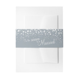 Cintas Para Invitaciones El blanco gris es la época de casarse