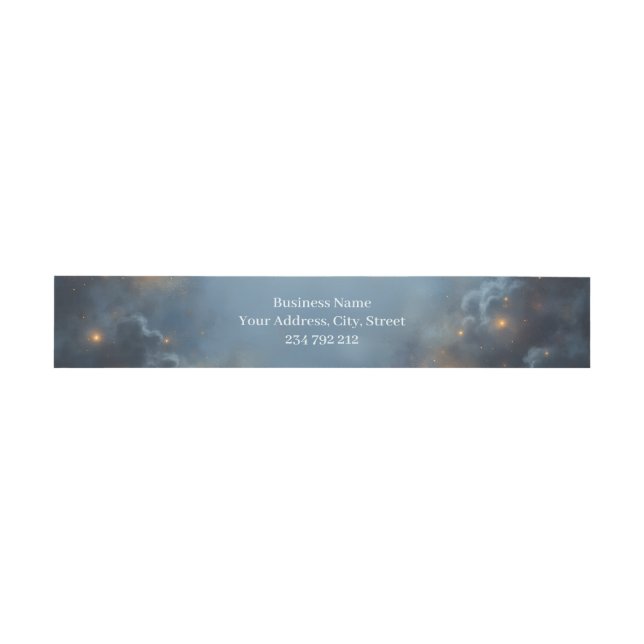 Cintas Para Invitaciones El Cuervo Celestial.  (Superficie plana)