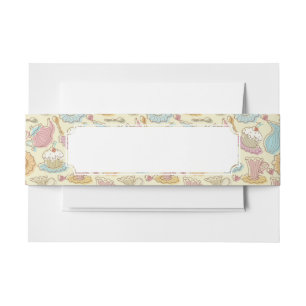 Cintas Para Invitaciones El dibujo de la mano sirve siluetas