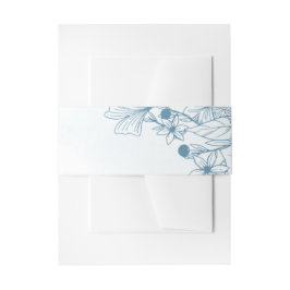 Cintas Para Invitaciones El Florecimiento En La Boda De Invierno