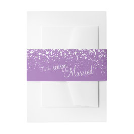 Cintas Para Invitaciones El morado blanco es la temporada para casarse