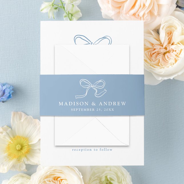Cintas Para Invitaciones Elegante Arco Azul Boda (Subido por el creador)