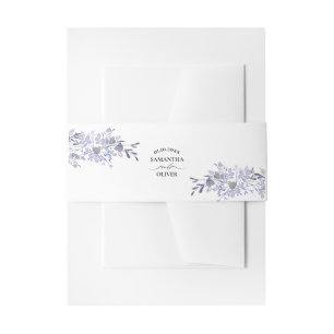 Cintas Para Invitaciones Elegante banda Belly de sobres Boda botánico