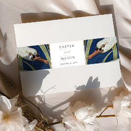 Cintas Para Invitaciones Elegante banda de Belly de la invitación a la boda