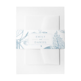 Cintas Para Invitaciones Elegante Banda de la Vieja Invitación Botánica