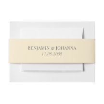 Elegante boda amarilla mantequilla personalizada