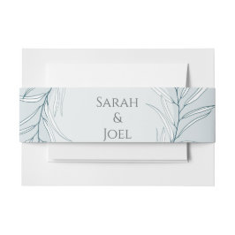 Cintas Para Invitaciones Elegante Boda Boho Wildflower