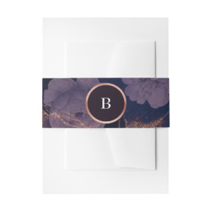 Cintas Para Invitaciones Elegante Boda de oro del Rosa del arco floral del 