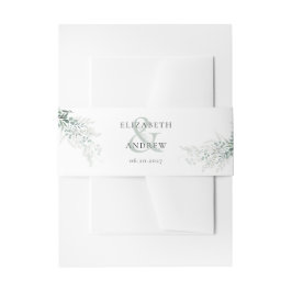 Cintas Para Invitaciones Elegante Boda Eucalyptus Boho