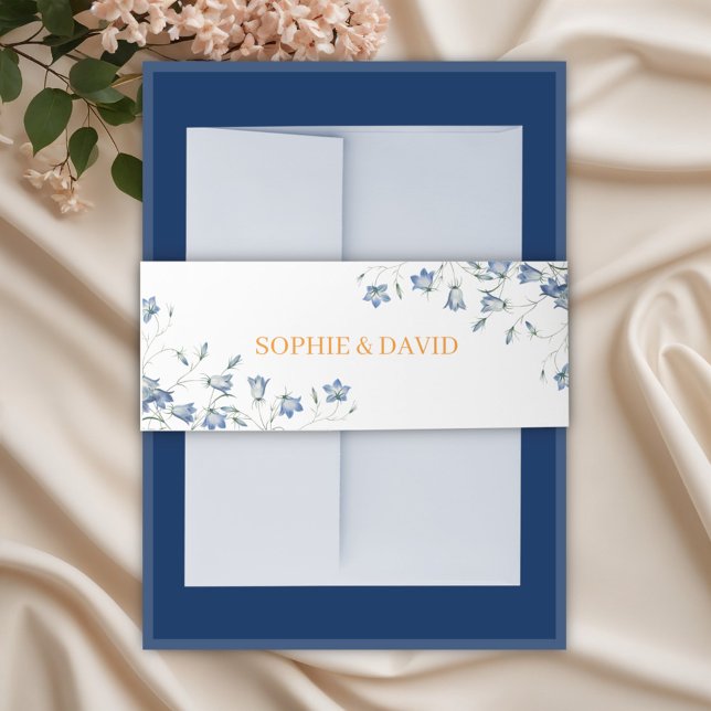 Cintas Para Invitaciones Elegante Boda floral (Subido por el creador)