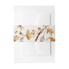 Cintas Para Invitaciones Elegante Boda floral de Woodland Fall