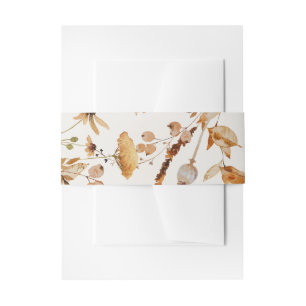 Cintas Para Invitaciones Elegante Boda floral de Woodland Fall