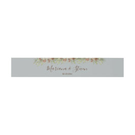 Cintas Para Invitaciones Elegante boda gris de invierno