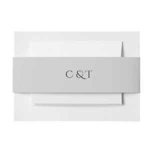 Cintas Para Invitaciones Elegante Boda moderno de color azul Pearl de la Ma