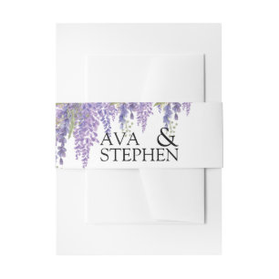Cintas Para Invitaciones Elegante Boda personalizado de árbol de glicinia
