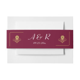 Cintas Para Invitaciones Elegante Boda victoriano