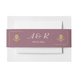 Cintas Para Invitaciones Elegante Boda victoriano