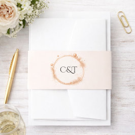 Cintas Para Invitaciones Elegante caligrafía de guion de Boda de arcilla de