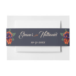 Cintas Para Invitaciones Elegante cráneo floral gótico 3D