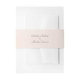 Cintas Para Invitaciones Elegante estilo moderno de caligrafía de boda