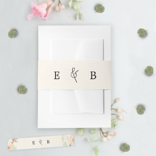 Cintas Para Invitaciones Elegante Eucalipto Botánico Rosas Pasadas Boda