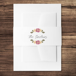 Cintas Para Invitaciones Elegante Flores Silvestres Boho Boho Garden Weddin