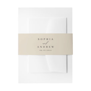 Cintas Para Invitaciones Elegante guión moderno minimalista boda invitati