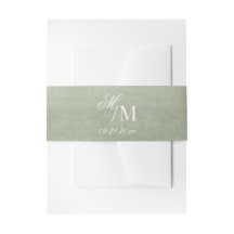 Elegante Minimalista Boda Verde Sage Delicada