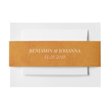 Elegante Naranja de atardecer Boda de color de agu