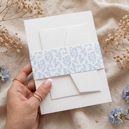 Cintas Para Invitaciones Elegante ramo de hoja botánica vintage con lazo bo