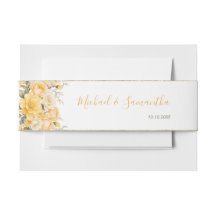 Elegante Rosa Boda amarillo e marfil