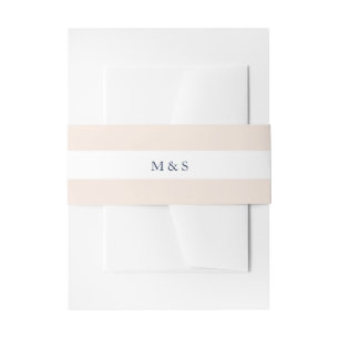 Cintas Para Invitaciones Elegante Rosa Monocromático Personalizado