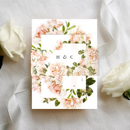 Cintas Para Invitaciones Elegante Rosa Romance Boda