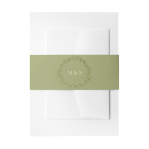 Cintas Para Invitaciones Elegante Tierra Pastel Monocromático Personalizada