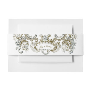 Cintas Para Invitaciones Elegante victoriano Cartouche 1845