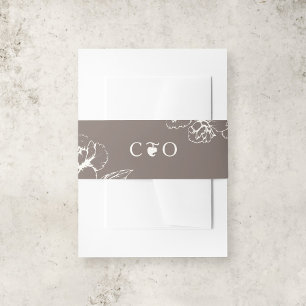 Cintas Para Invitaciones Elegantes iniciativas de bodas de jardín floral vi