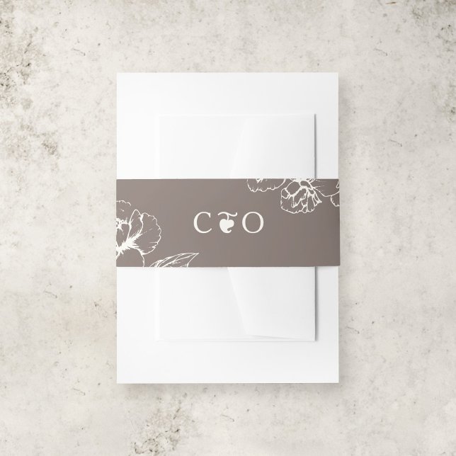 Cintas Para Invitaciones Elegantes iniciativas de bodas de jardín floral vi (Subido por el creador)