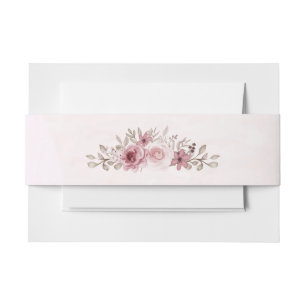 Cintas Para Invitaciones Elegantes Rosas de época