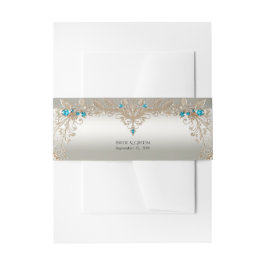 Cintas Para Invitaciones Embellecedor Banda de la viga de la invitación a l