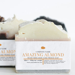 Cintas Para Invitaciones Empaquetado de Belly de jabón de bar cosmético Alm