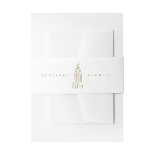 Cintas Para Invitaciones Empire State Building New York City Boda
